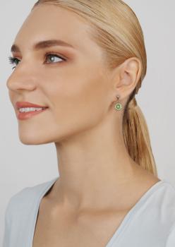 Green - Spell on you earrings (dangling) - Konplott